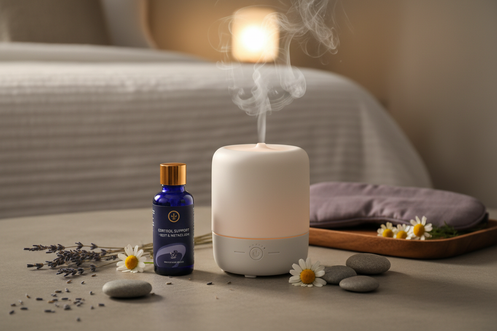 Fat burning lifestyle:  Sleep Optimization Bundle: Diffuser & Cortisol Set