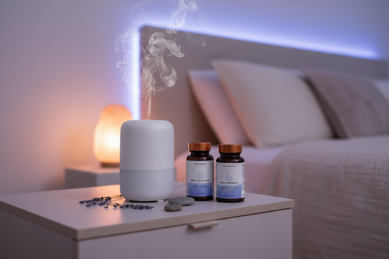 FBL Sleep Optimization Bundle: Diffuser & Cortisol Set